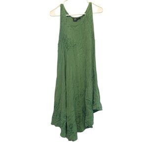 S.R. Fashion Green Midi Fairy/Boho Style Dress - One Size Fits Most